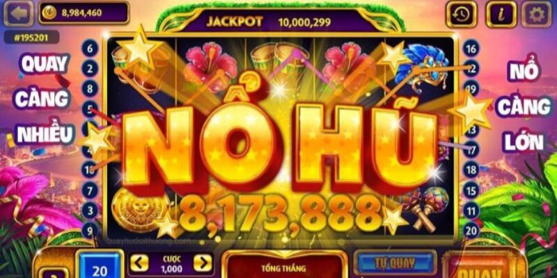 Giao diện sảnh nổ hũ Dabet với nhiều trò chơi slot đa dạng