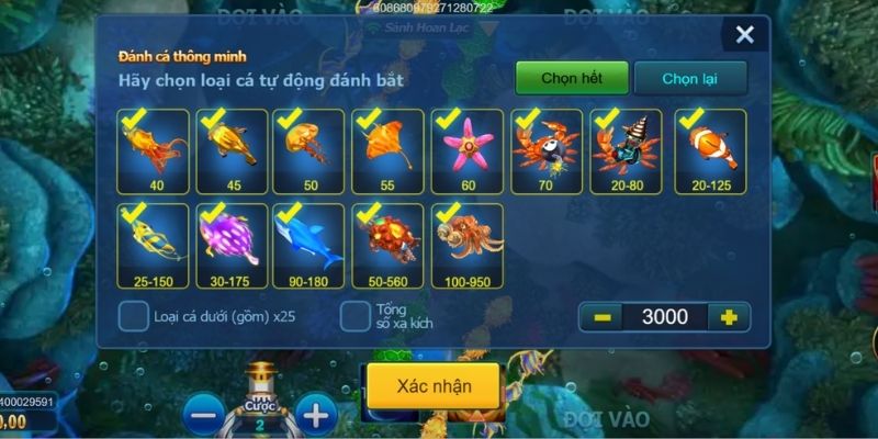Những loại vũ khí và tính năng hỗ trợ khi chơi bắn cá ăn tiền thật